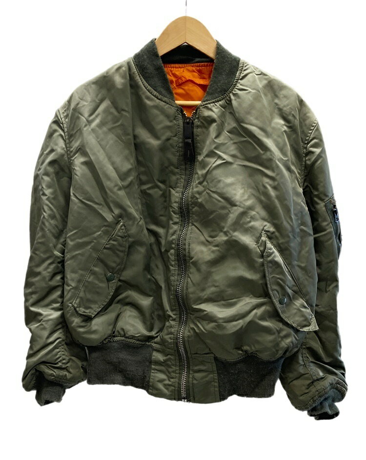 yÁzAt@ ALPHA ALPHA INDUSTRIES At@ C_Xg[Y o[Vu tCgWPbg MA-1 IDEAL ZIP MIL-J-82790J WPbg n J[L LTCY 101MT-1914