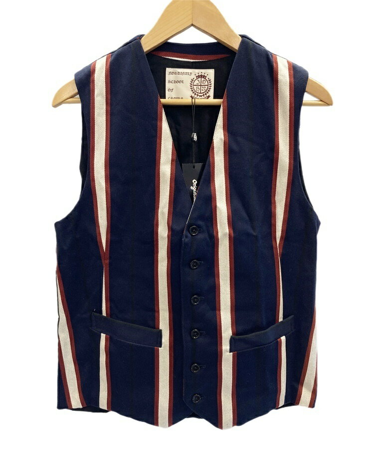 yÁzIWi W Original John WAISTCOAT JK329 NAVY STRIPE Made in JAPAN xXg XgCv lCr[ MTCY 101MT-1945