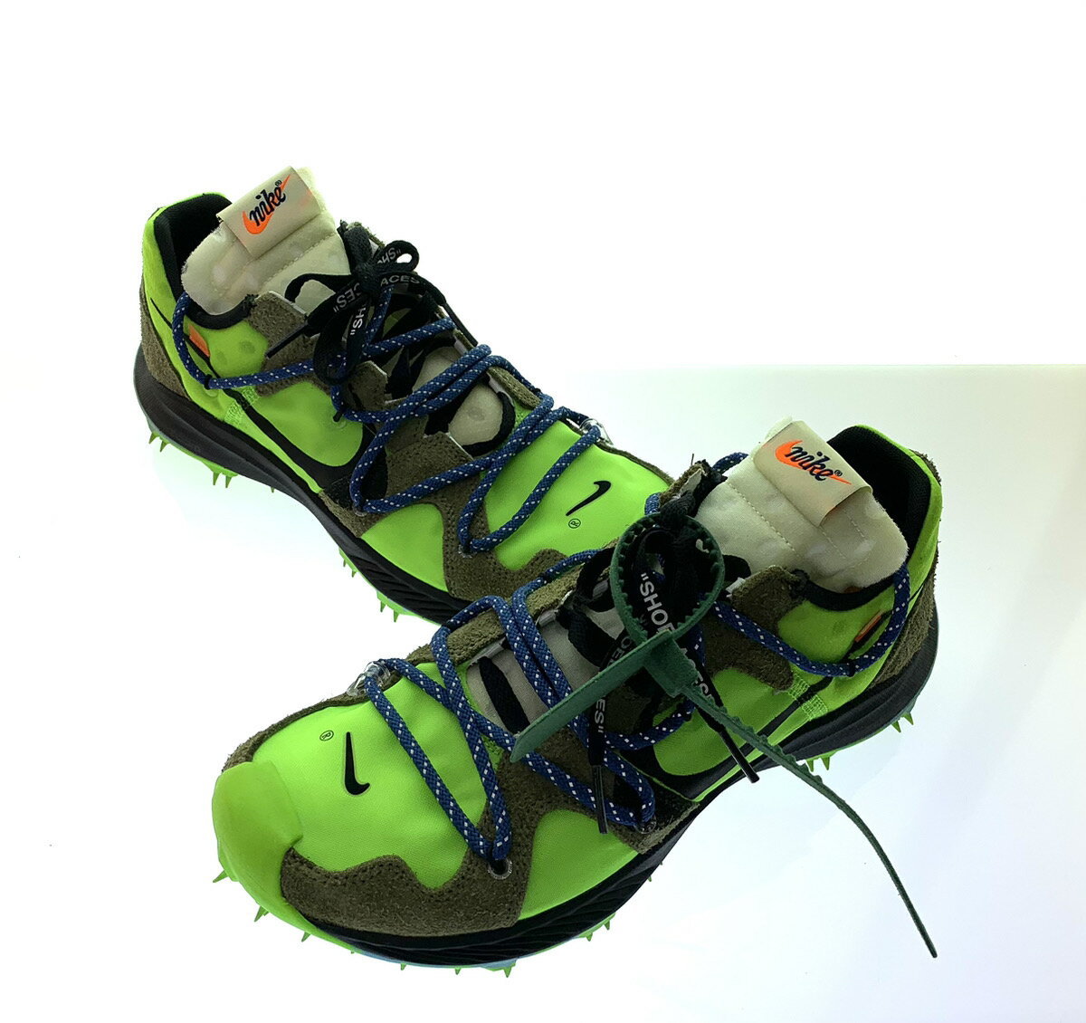 【中古】ナイキ NIKE WMNS ZOOM TERRA KIGER 5 CD8179-300 メンズ靴 スニーカー ロゴ グリーン 26.5cm 201-shoes633