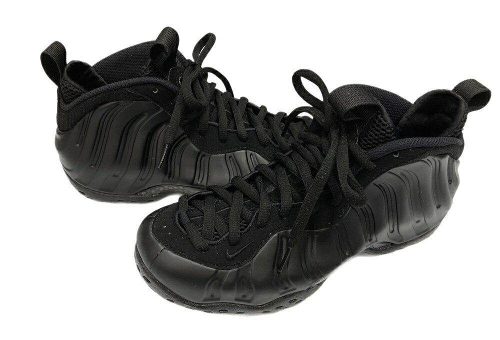 【中古】ナイキ NIKE AIR FOAMPOSITE ONE BLACK/ANTHRACITE-BLACK エア フォームポジット ワン 黒 FD5855-001 メンズ靴 スニーカー ブラック 26.5cm 101-shoes1382