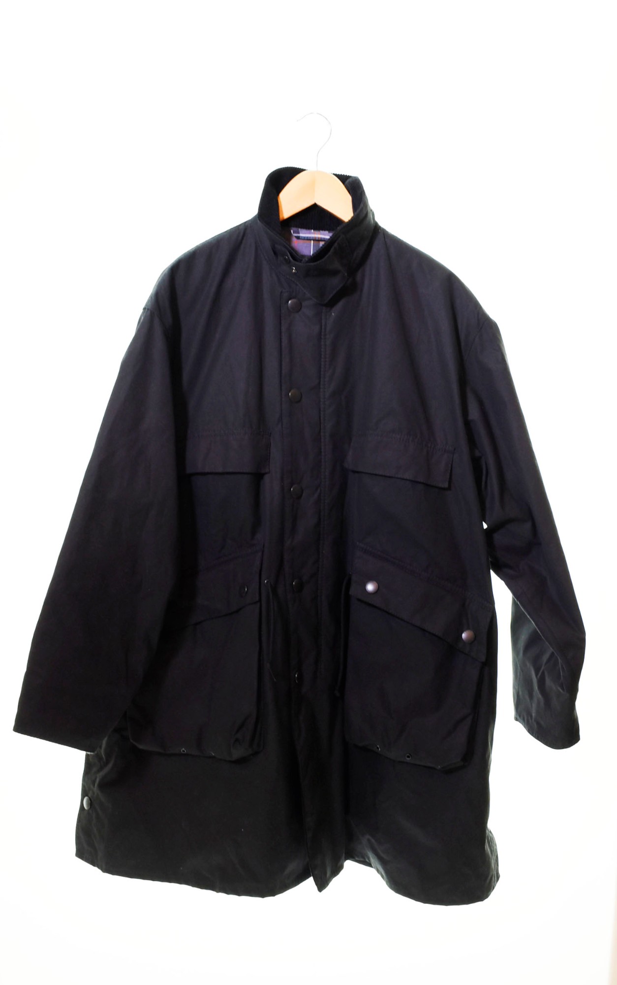 【中古】バブアー Barbour 19AW KAPTAIN SUNSHINEキャプテンサンシャイン トラベラー コート 黒 1902258 36 ジャケット 無地 ブラック 103MT-4