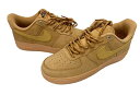 【中古】ナイキ NIKE AIR FORCE 1 07 WB FLAX/WHEAT エアフォース ワン フラックス ウィート CJ9179-200 メンズ靴 スニーカー ブラウン 27.5cm 101-shoes1416