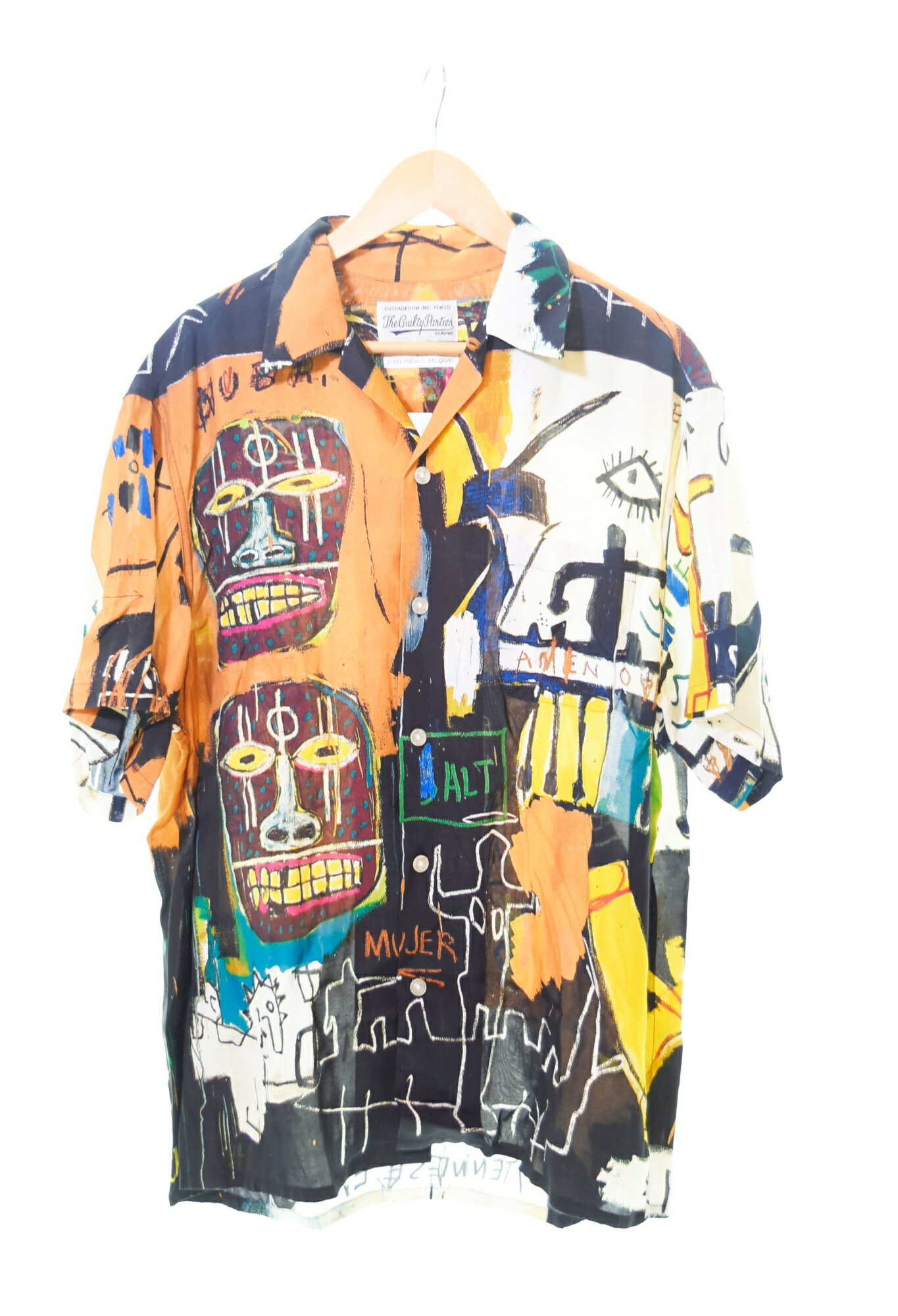 yÁzR}A WACKO MARIA 21SS JEAN-MICHEL BASQUIAT HAWAIIAN SHIRT oXLA I[vJ[Vc Vc  }`J[ LTCY 103MT-114