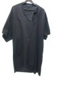 【中古】 リミフゥ LIMI feu Yohji Yamamoto ヨウジヤマモト 変形 アシンメトリー ワンピース サイドスリット COTTON BLACK 黒 LH-T60-031 ワンピース 無地 ブラック Sサイズ 104LT-1