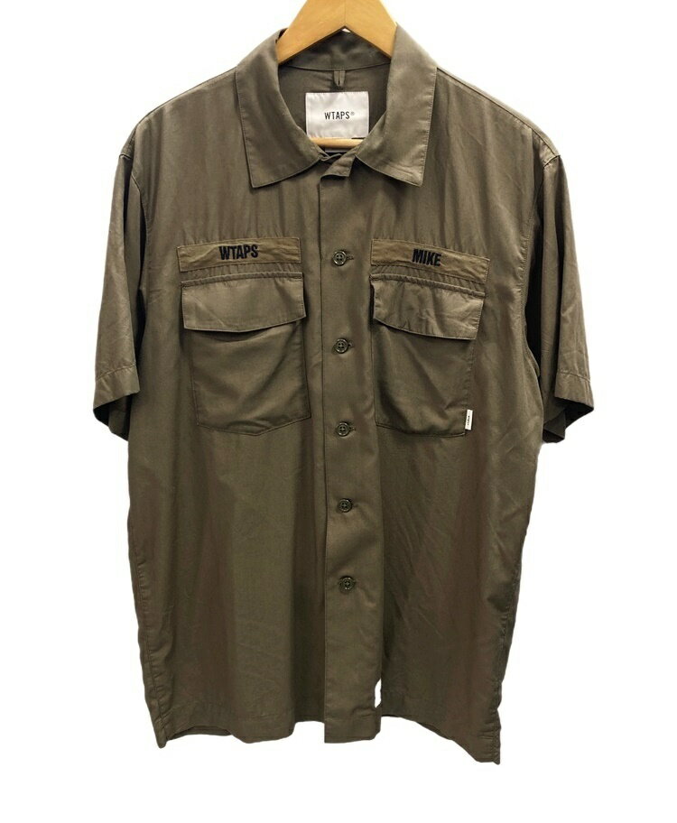 yÁz_u^bvX WTAPS 20SS BUDS SS SHIRT RAPO POPLIN obc V[gX[u Vc |v Vc 201BRDT-SHM05 TCY 02 Vc S J[L 101MT-2109