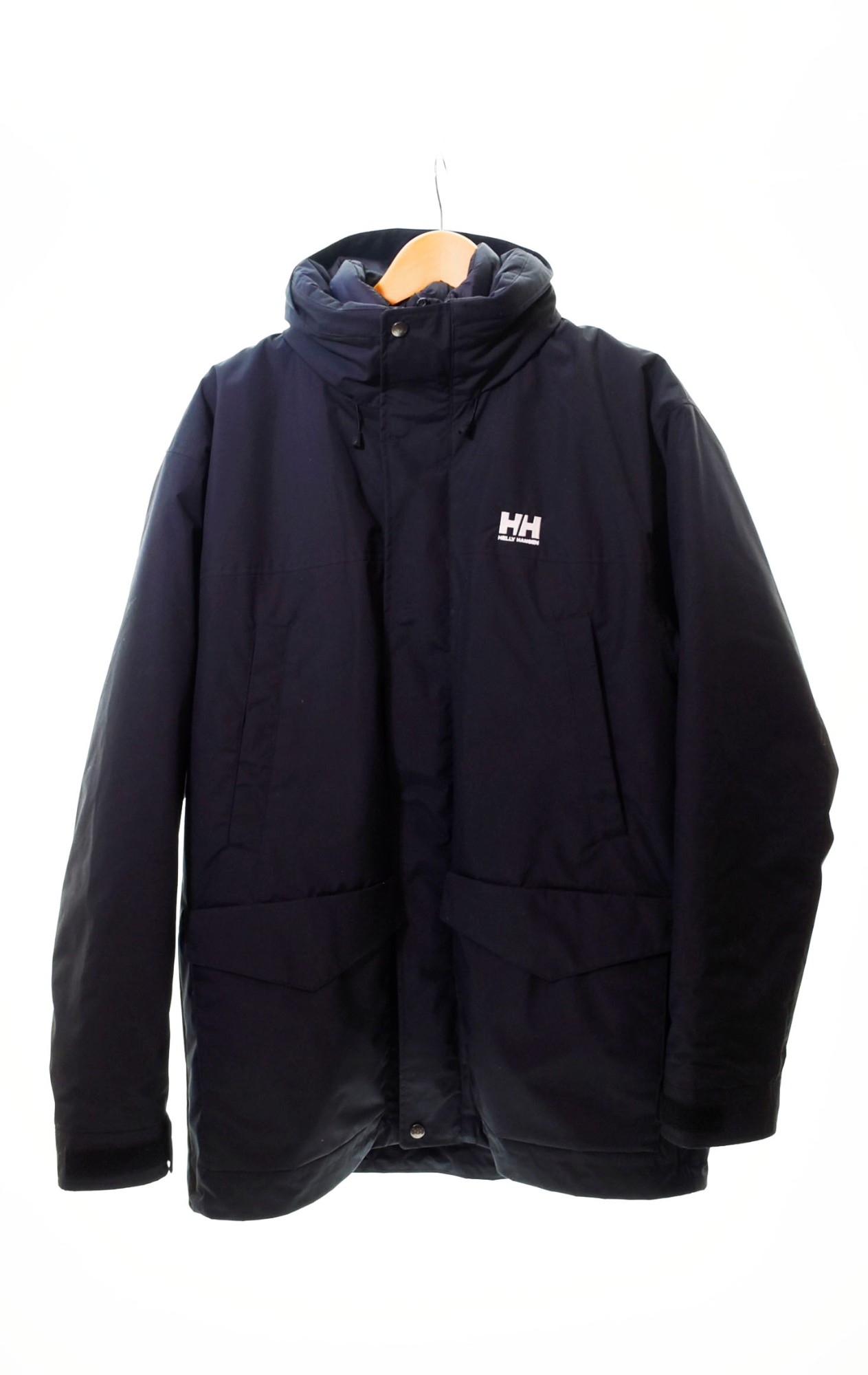 【中古】ハリーハンセン HELLY HANSEN Varme 3way Jacket ヴァルメ 3WAY ジャケット 黒 HH12275 ジャケット ロゴ ブラック LLサイズ 103MT-199