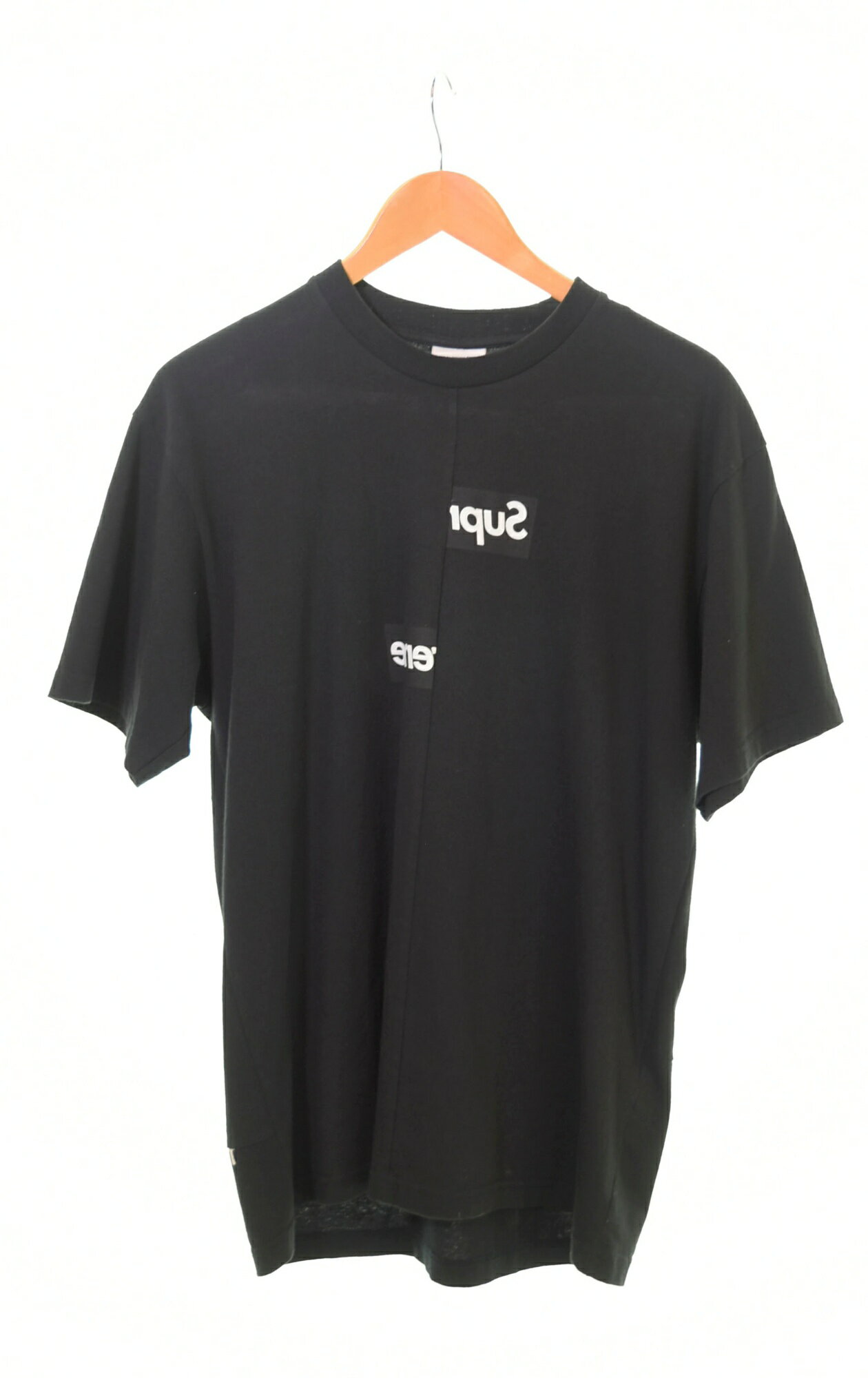 yÁzVv[ SUPREME 2018AW COMME des GARCONS R f M\ Split Box Logo Tee {bNX S TVc  TVc S ubN MTCY 103MT-232