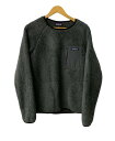 【中古】パタゴニア PATAGONIA 19aw Los Gatos Crew ロスガトスクルー 25895fa19 ジャケット ロゴ グレー Sサイズ 201MT-2284