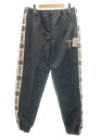 【中古】 セントマイケル SAINT MICHAEL SAINT Mxxxxxx SIDE TAPE TRACK PANTS サイドテープ トラックパンツ 24SS SM-YS8-0000-066 黒 ボトムスその他 ワンポイント ブラック Mサイズ 104MB-2