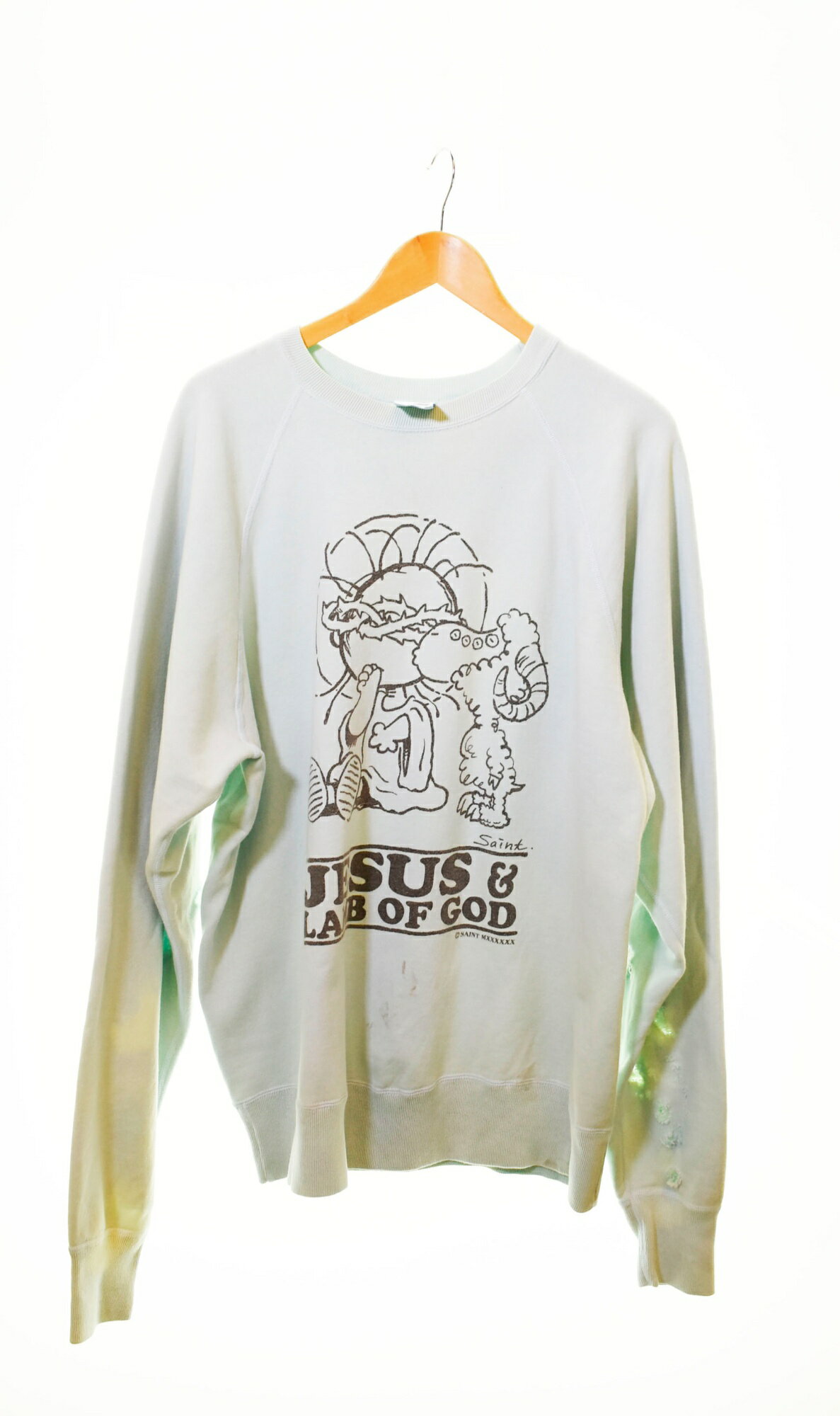 yÁzZg}CP SAINT MICHAEL 23AW JESUS CREW NECK SWEAT vg N[lbN XEFbg  SM-A23-0000-024 XEFbg vg u[ LLTCY 103MT-276