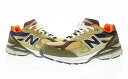 【中古】ニューバランス new balance M990v3 M990BT3 オリーブ カーキ M990BT3 メンズ靴 スニーカー カーキ 27.5cm 103-shoes-127