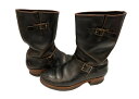 【中古】ロンウルフブーツ LONE WOLF BOOTS CAT'S PAW SOLE ENGINEER エンジニアブーツ 黒 LW00300 119BLK メンズ靴 ブーツ エンジニア ブラック 91/2 101-shoes1500