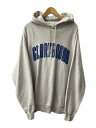 【中古】クーティー COOTIE Print Pullover Parka パーカ ロゴ グレー Lサイズ 201MT-2308