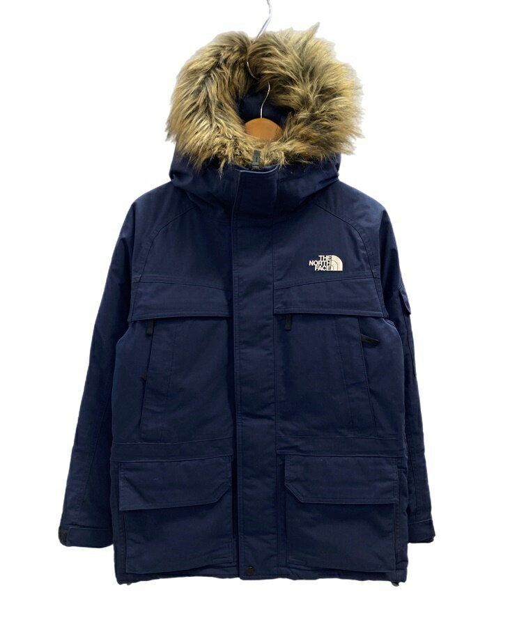 【中古】ノースフェイス THE NORTH FACE McMurdo Parka マクマード パーカー アウター 紺 ND91734 ジャケット ロゴ ネイビー Sサイズ 101MT-2200