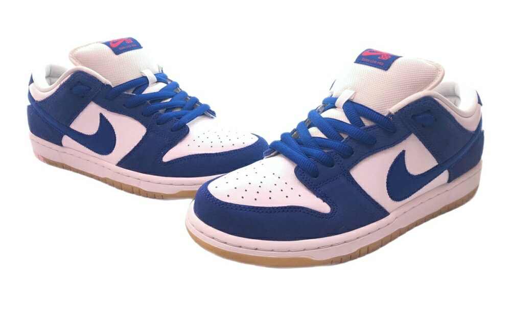 【中古】 ナイキ NIKE SB DUNK LOW PRM スケートボーディング ダンク ロー プレミアム LOS ANGELES DODGERS ロサンゼルス ドジャース 青 DO9395-400 メンズ靴 スニーカー ブルー 28cm 104-shoes83