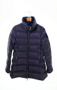 【中古】モンクレール MONCLER TORCON トルコン ワッペン ベロア切替 ダウンコート E20934637980 C0229 ジャケット ロゴ ネイビー 0 103LT-3