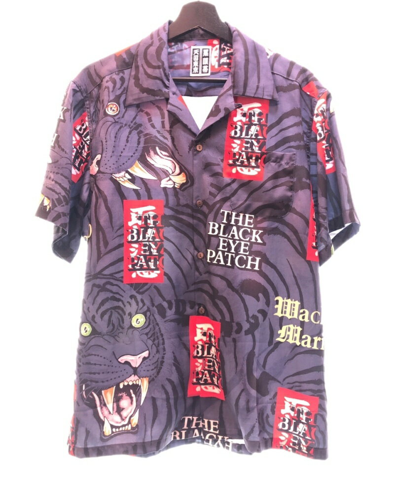 yÁz ubNACpb` BlackEyePatch WACKO MARIA R}A R{ HAWAIIAN SHIRT S/S nCAVc J I[vJ[ S  BEP-WM-HI01 Vc vg lCr[ MTCY 104MT-67