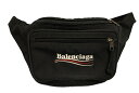 【中古】バレンシアガ BALENCIAGA EXPLORER BELT PACK ボディバッグ ショルダーバッグ 黒 482389・1000・W・527277 バッグ メンズバッグ ボディバッグ・ウエストポーチ ロゴ ブラック 101bag-123