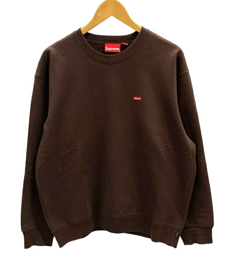 yÁzVv[ SUPREME Small Box Crewneck Dark Brown X[{bNXS vI[o[ g[i[ XEFbg S uE MTCY 101MT-2230