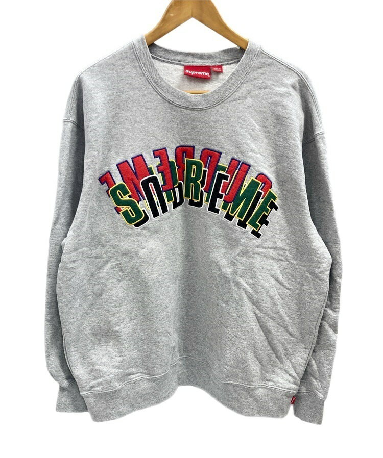 yÁzVv[ SUPREME Stacked Crewneck 21SS vI[o[ g[i[ XEFbg S O[ LTCY 101MT-2239