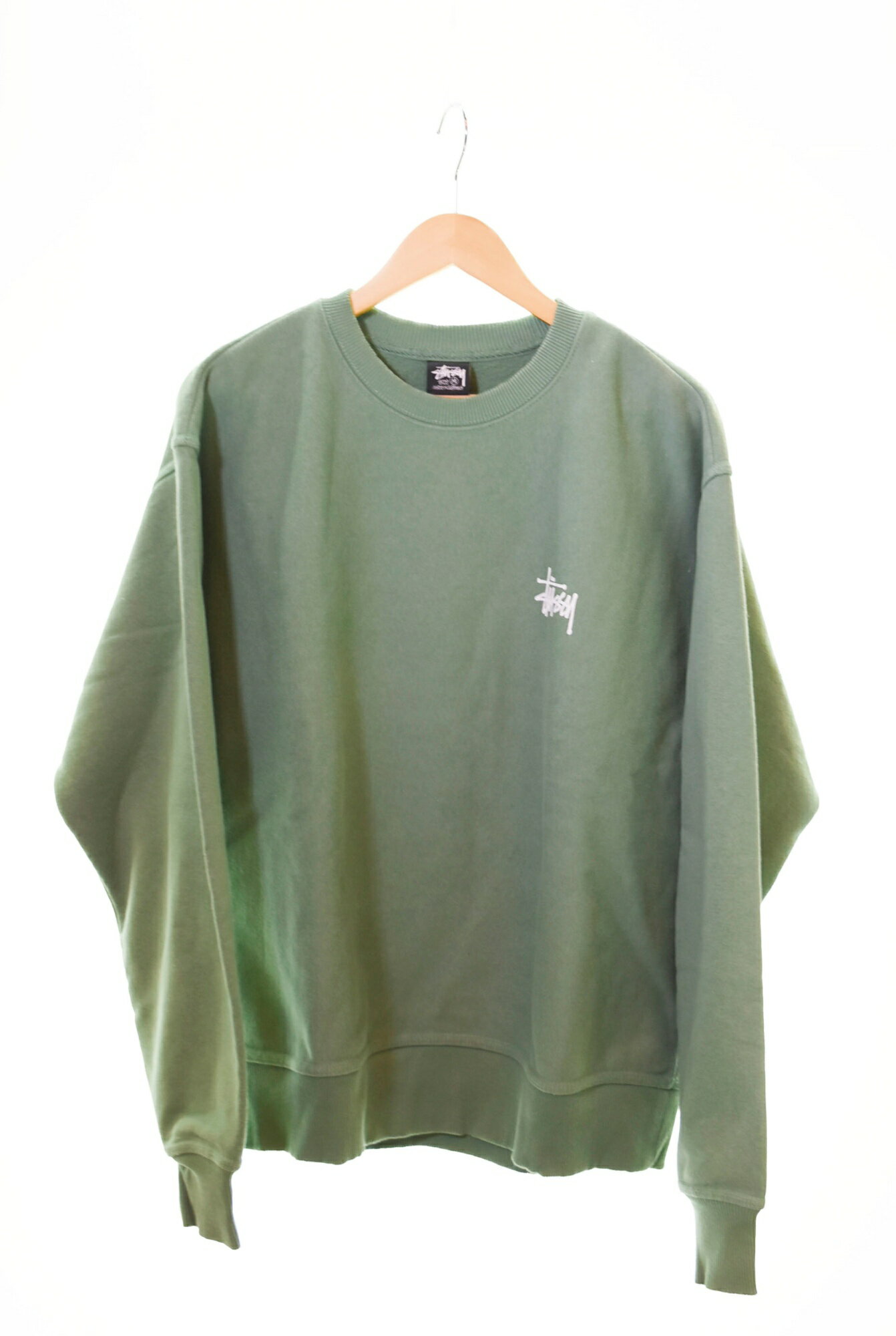 yÁzXe[V[ STUSSY Basic Logo x[VbN S XEFbg Crewneck g[i[ N[lbN  XEFbg S O[ MTCY 103MT-378