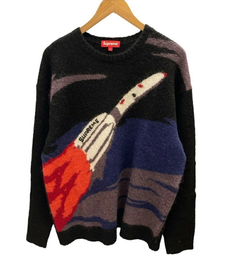 yÁzVv[ SUPREME Rocket Sweater Black PbgZ[^[ 22FW  vI[o[ jbg Z[^[ ubN LTCY 101MT-2286