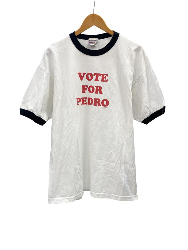 楽天ドンドンサガール【中古】ヴィンテージ VINTAGE ITEM VOTE FOR PEDRO Napoleon Dynamite ナポレオン・ダイナマイト ムービーTシャツ 映画 MOVIE TEE XL Tシャツ プリント ホワイト LLサイズ 101MT-2395