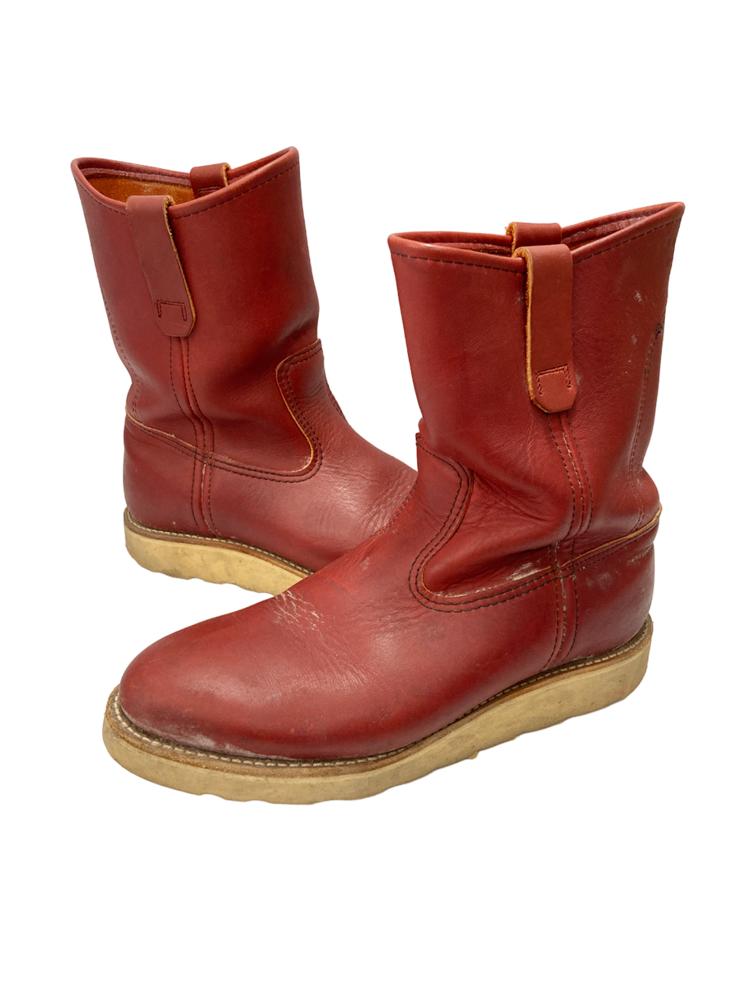 【中古】レッドウィング RED WING 8866 ペコス アイリッシュセッター 赤茶系 レザーブーツ ヴィンテージ メンズ靴 ブーツ ペコスタイプ ブラウン サイズ 61/2 E 101-shoes1579