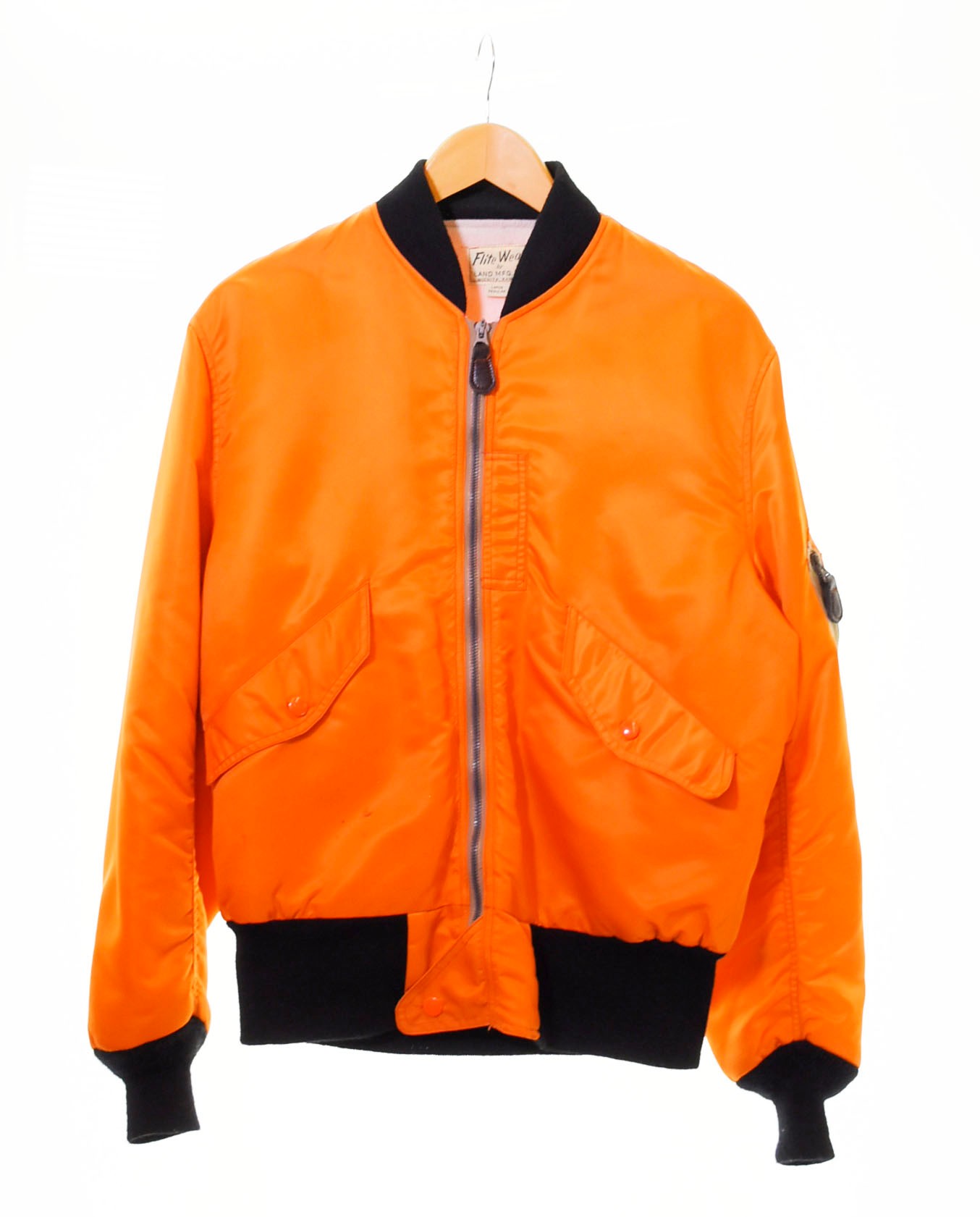 【中古】バズリクソンズ BUZZ RICKSON'S type ORANGE L-2B FLITE WEAR BR15126 ジャケット 無地 オレンジ Lサイズ 103MT-640