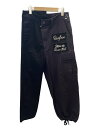 【中古】ミハラ ヤスヒロ MIHARAYASUHIRO CombinedCargoPants 黒 MADE IN JAPAN 81032119 ボトムスその他 ...
