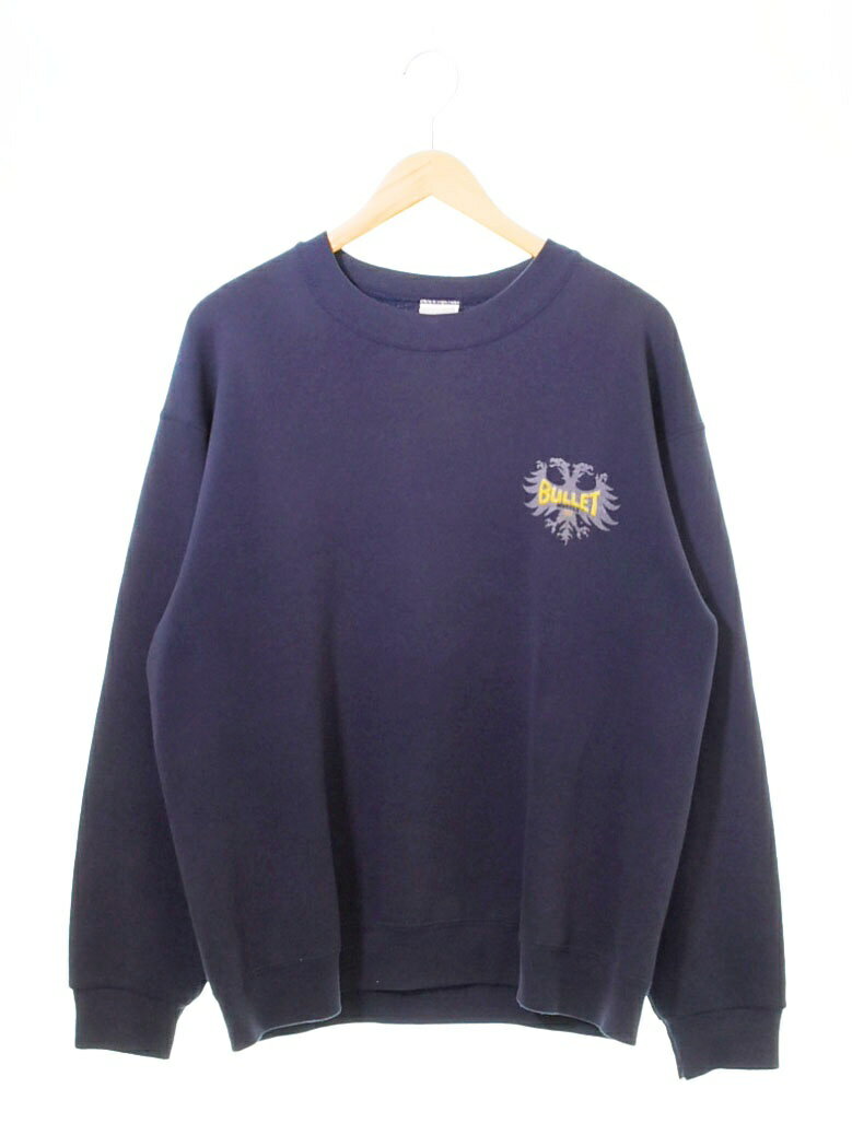 【中古】サンタクルーズ SANTA CRUZ 90's BULLET WHEELS スウェット オールドスケート スウェット プリント ネイビー Lサイズ 103MT-700のサムネイル