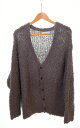 【中古】ヨーク YOKE 22SS Bushy Cotton Cardigan ブッシー コットン カーディガン 紫 YK22SS0355S 3 カーディガン パープル 103MT-750