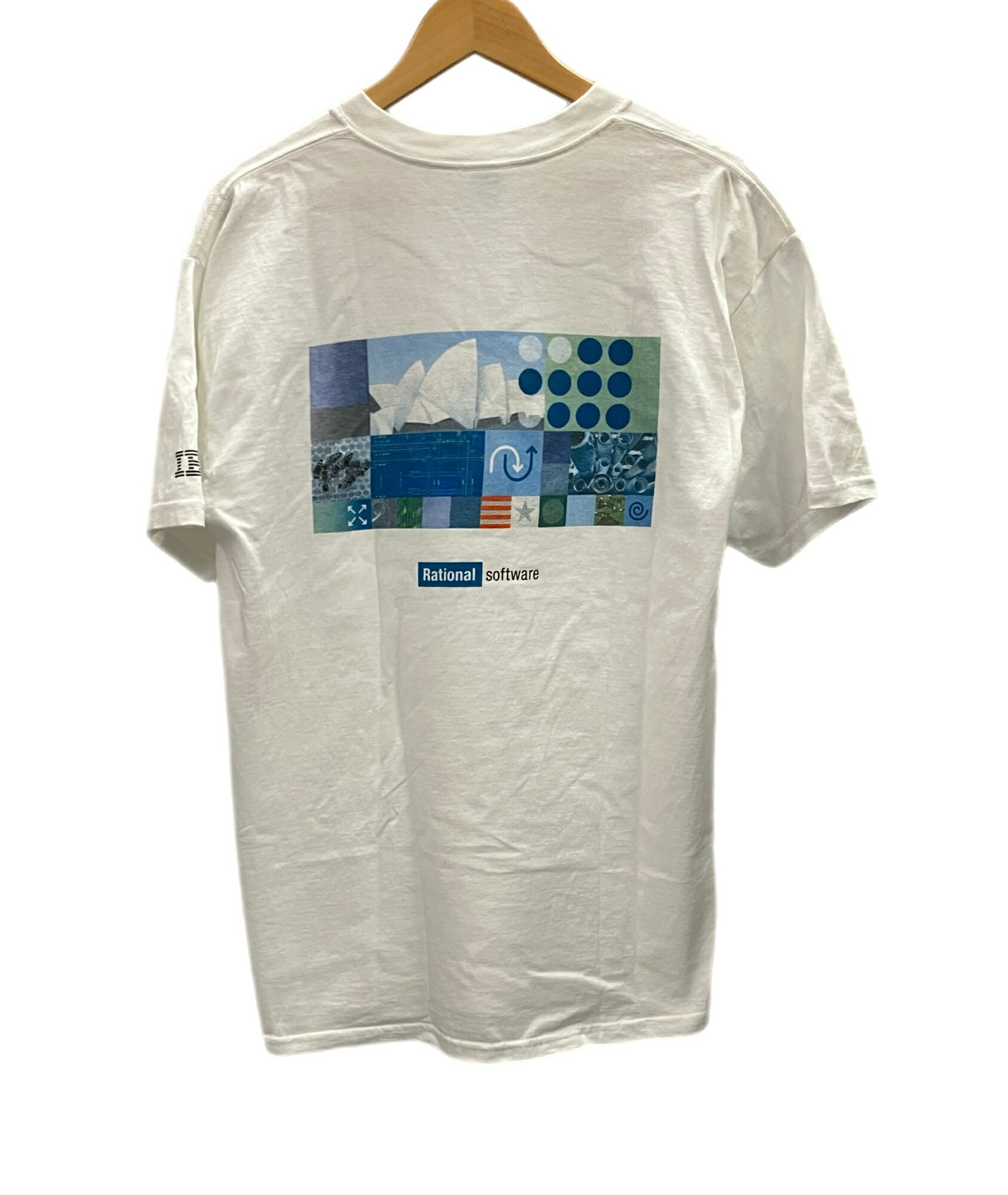 【中古】US US古着 00s 00's IBM Rational Software 企業Tee アート レギュラー Tシャツ ホワイト Lサイズ 101MT-2944