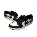 【中古】ジョーダン JORDAN Nike Air Jordan 1 Retro Low OG Black Toe ナイキ AJ1 レトロ ロー OG ブラック トゥ CZ0790-106 メンズ靴 スニーカー レッド 28.5cm 101-shoes1707(4)