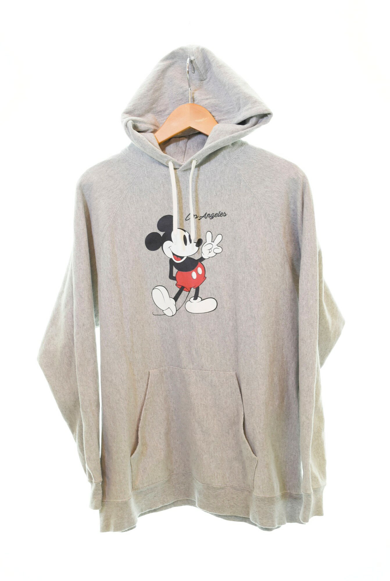 【中古】スタンダードカリフォルニア STANDARD CALIFORNIA ロンハーマン RHC Disney Mickey Mouse ディズニー ミッキーマウス スウェット パーカー グレー パーカ グレー Lサイズ 103MT-1205のサムネイル