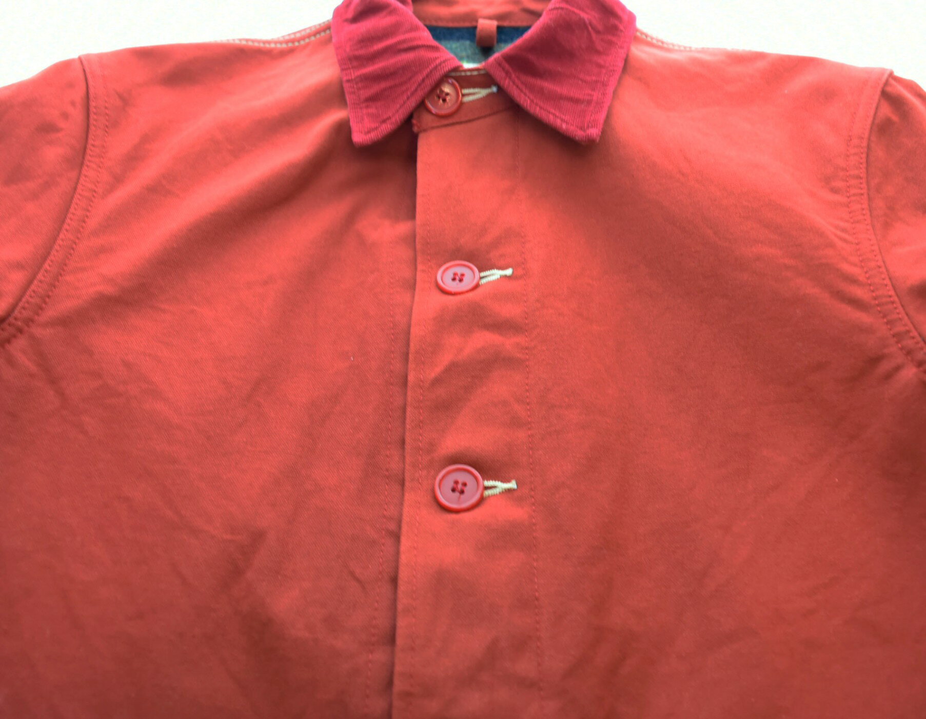 【中古】ジェラード JELADO ワークコート Protection Coat プロテクション コート 赤 ジャケット レッド Sサイズ 103MT-1384