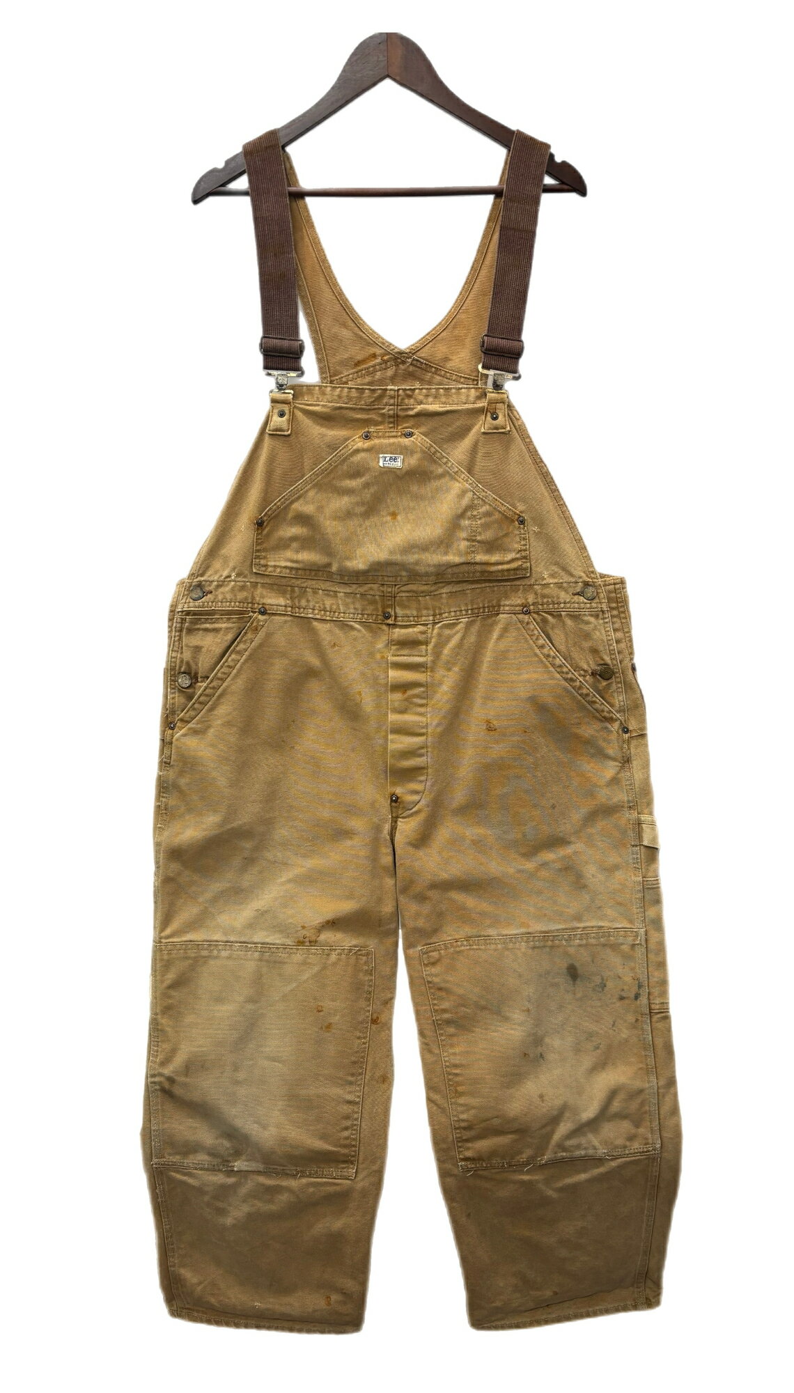 【中古】リー Lee 70's つなぎ・オーバーオール ブラウン 201MB-745 VB