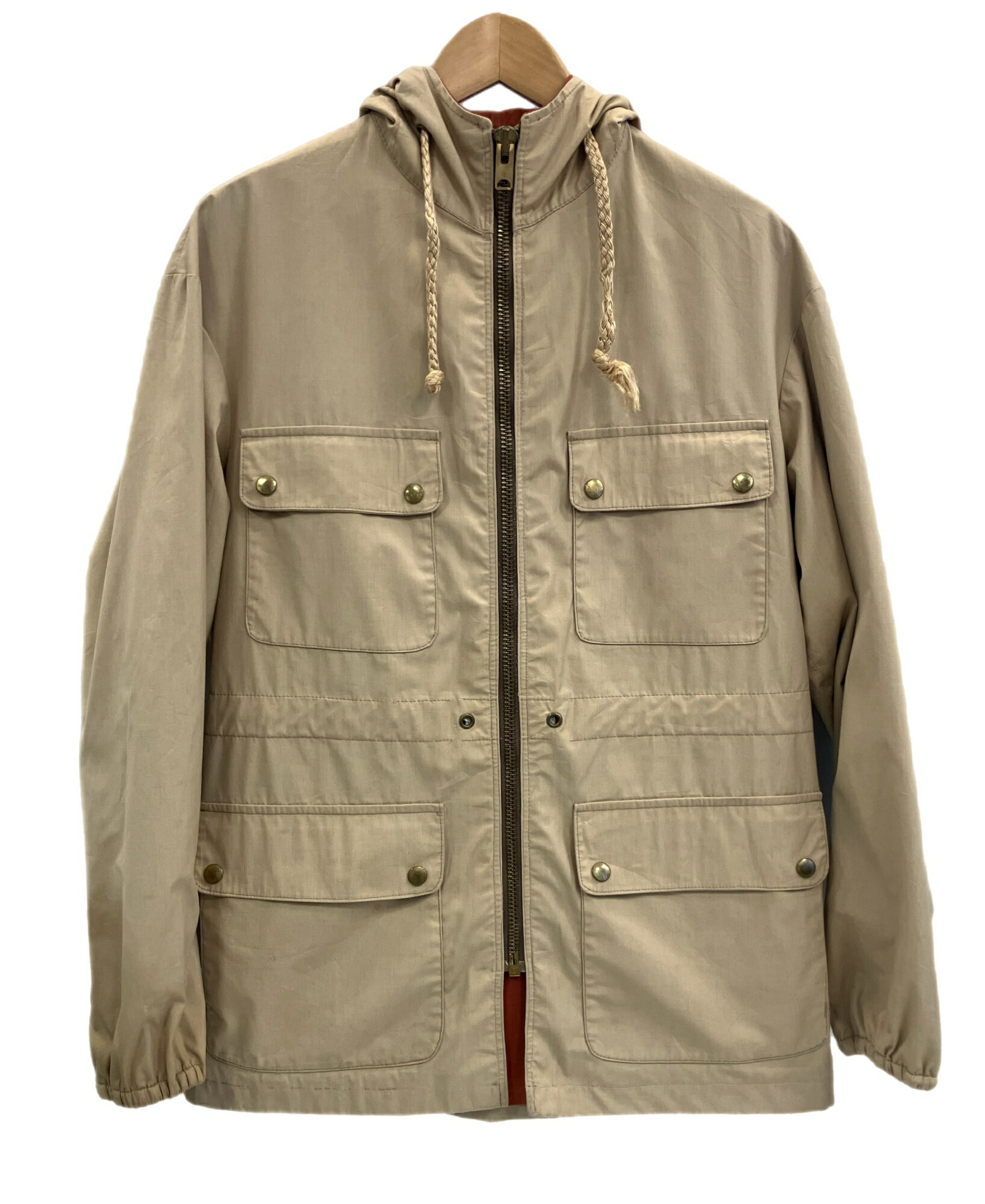 【中古】ヴィンテージ vintage 60's 60s 60年代 ZERO KING ゼロキング マウンテンパーカー TALON ZIP 棒タロン 40 ジャケット ベージュ Lサイズ 101MT-3594