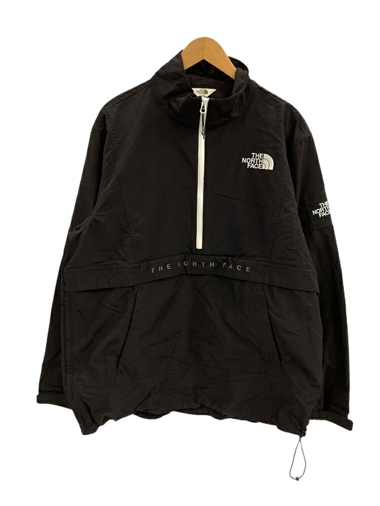 【中古】ノースフェイス THE NORTH FACE OLEMA ANORAK アノラック ジャケット ハーフジップ ライトアウター 無地 NA4HM03 XL ジャケット ブラック LLサイズ 101MT-3642