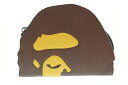 【中古】アベイシングエイプ A BATHING APE HEAD SILICON SHOULDER BAG ショルダー バッグ 茶 バッグ メンズバッグ ショルダーバッグ・メッセンジャーバッグ ブラウン 103B-54(4)