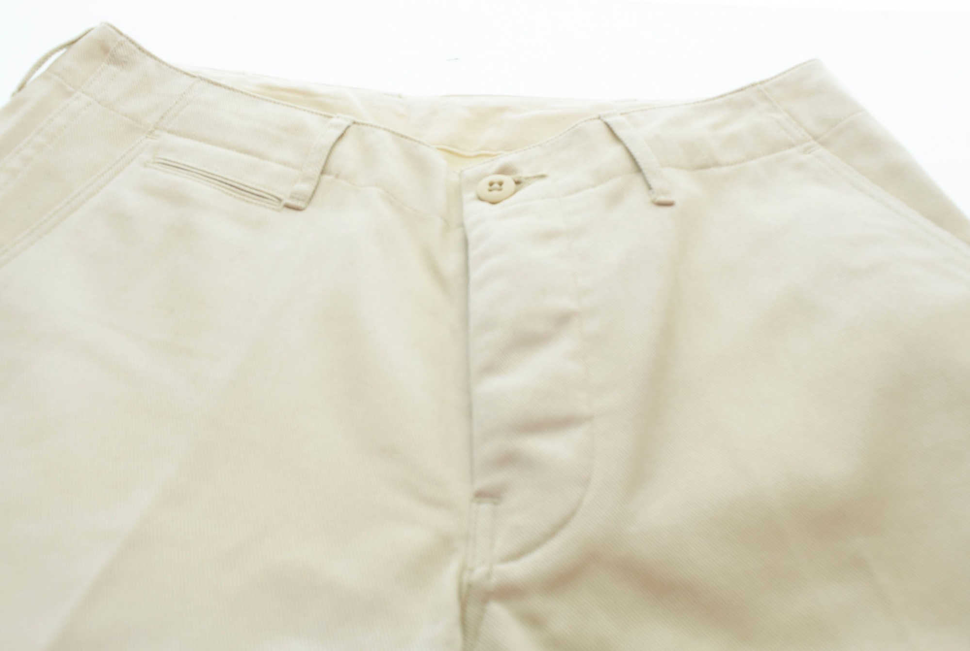 【中古】サンカ sanca TWILL TAPERED TROUSERS パンツ 白 S18FPT11 ボトムスその他 ホワイト 0 103MB-297