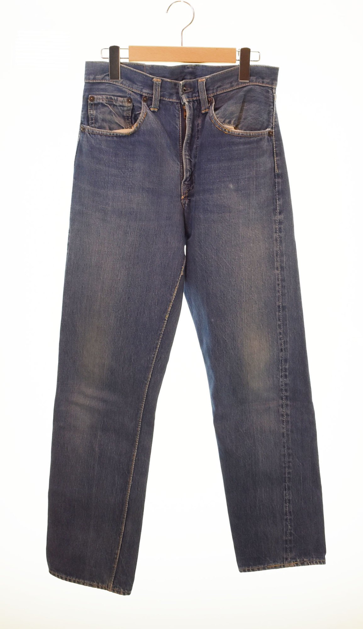 【中古】リーバイス LEVI'S 554zxx 紙パッチ VINTAGE ヴィンテージ デニム 60年代 60's 60s トップボタン刻印E 隠しリベット セ...
