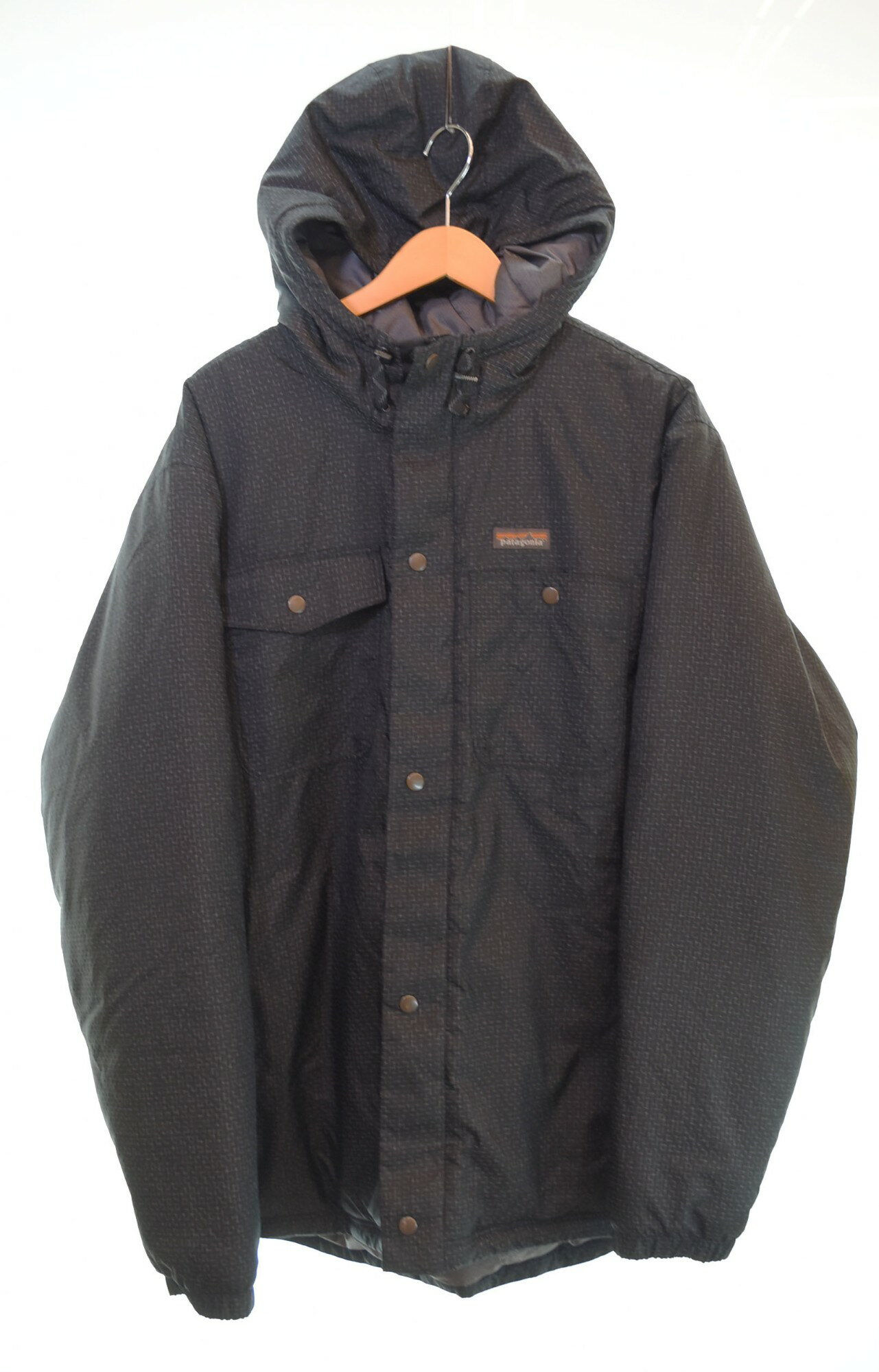 【中古】パタゴニア PATAGONIA マウンテンパーカー スティールフォージパフジャケット 黒 27430 ジャケット ブラック LLサイズ 103MT-1810