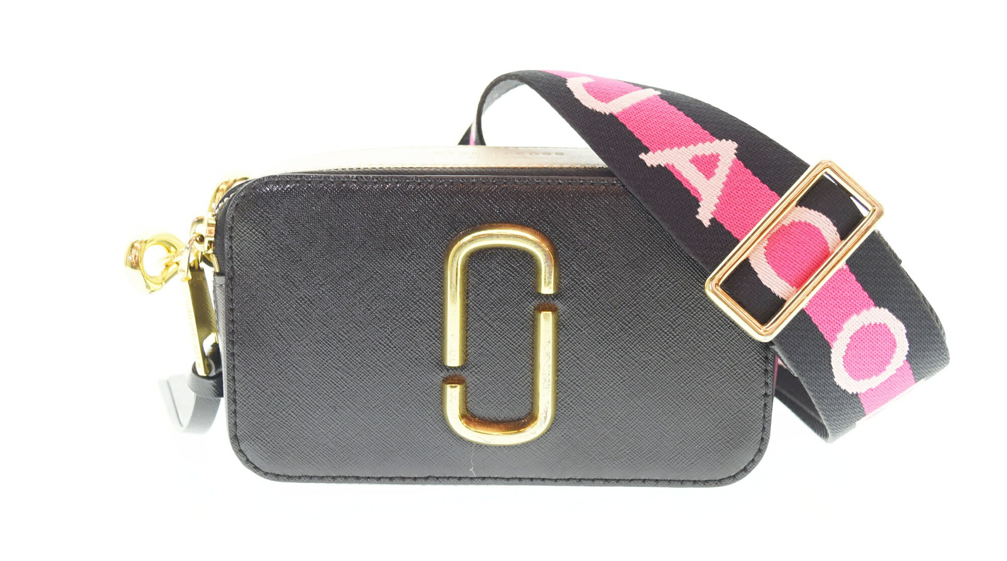 【中古】マーク ジェイコブス MARC JACOBS スモール カメラバッグ クラッチ ショルダーバッグ 黒 バッ..