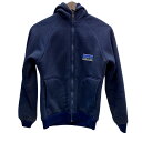 【中古】パタゴニア PATAGONIA 70's Pile Jacket with Hood 白タグ フリースジャケット パーカ ネイビー XSサイズ 201M...