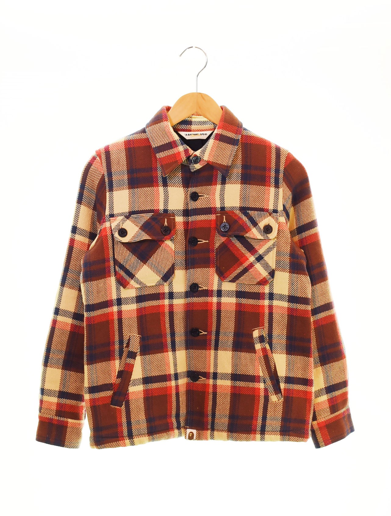 楽天市場】A BATHING APE(柄チェック)(コート・ジャケット 楽天市場】A BATHING APE(柄チェック)(コート・ジャケット
