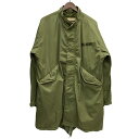 【中古】ヴィンテージ vintage 70's U.S.ARMY M-65 Fishtail Coat フィッシュテイルパーカー ジャケット カーキ Mサイズ 201MT-3549 VB