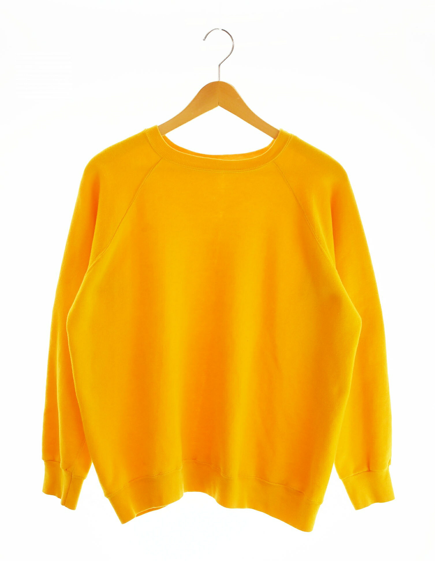 【中古】チャンピオン Champion 70s 70's 70年代 バータグ USA製 無地ラグランスウェット スウェット ..