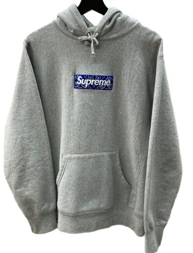 【中古】 シュプリーム SUPREME 19AW BANDANA BOX LOGO HOODED バンダナ ボックスロゴ パーカー 灰 パーカ ロゴ グレー Mサイズ 104MT-1316 【中古】 シュプリーム SUPREME 19AW BANDANA BOX LOGO HOODED バンダナ ボックスロゴ パーカー 灰 パーカ ロゴ グレー Mサイズ 104MT-1316