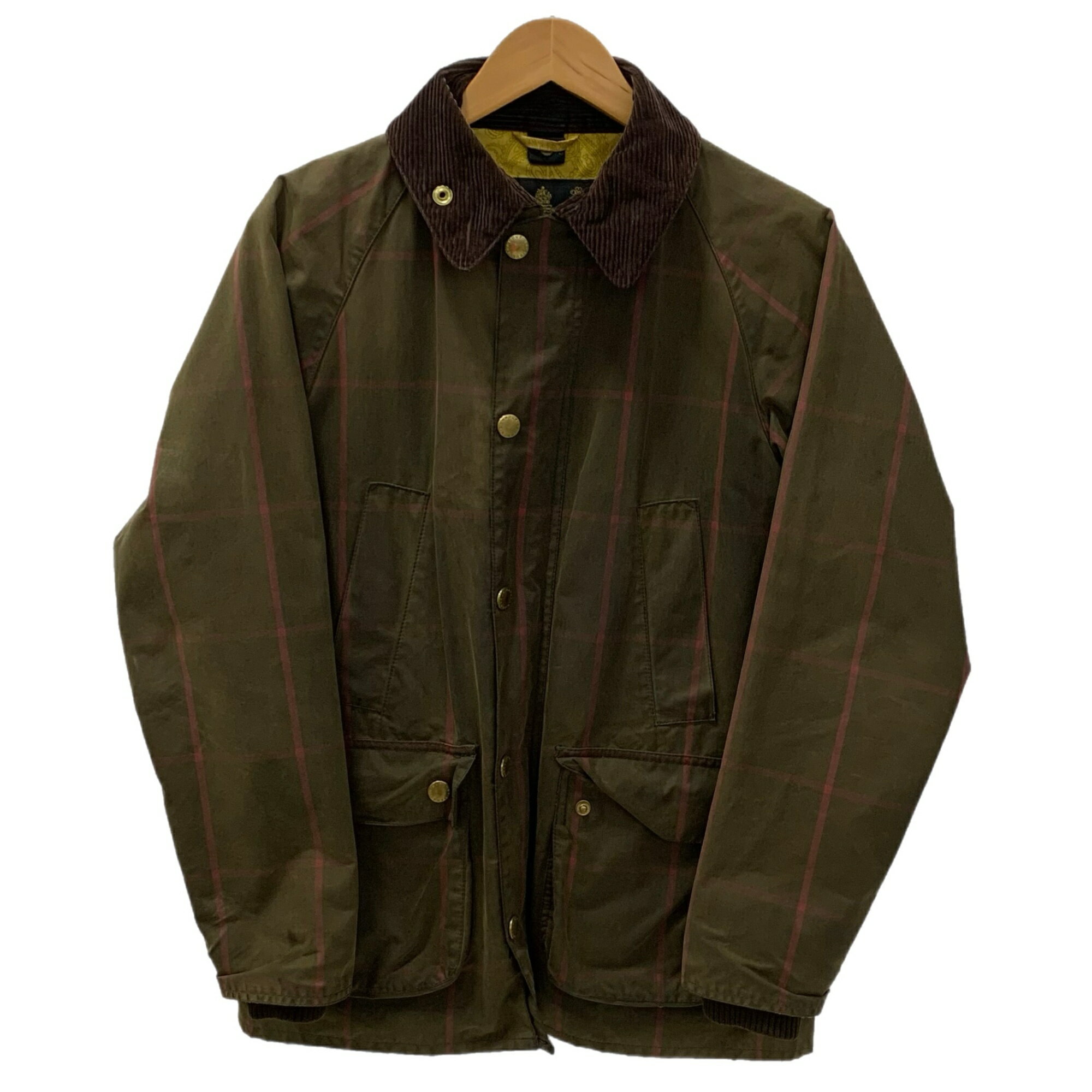 【中古】バブアー Barbour オイルドジャケット ブルゾン グリーン 36サイズ 201MT-3674